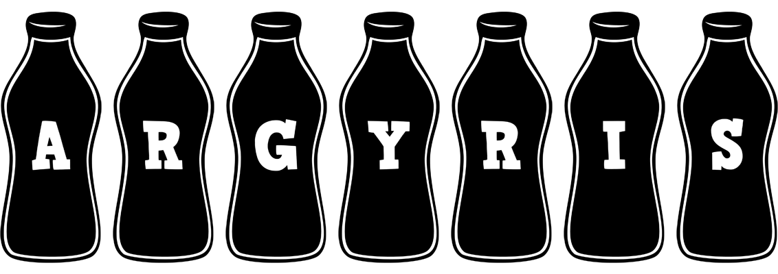 Argyris bottle logo