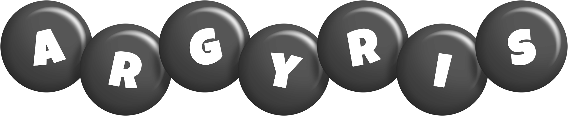 Argyris candy-black logo