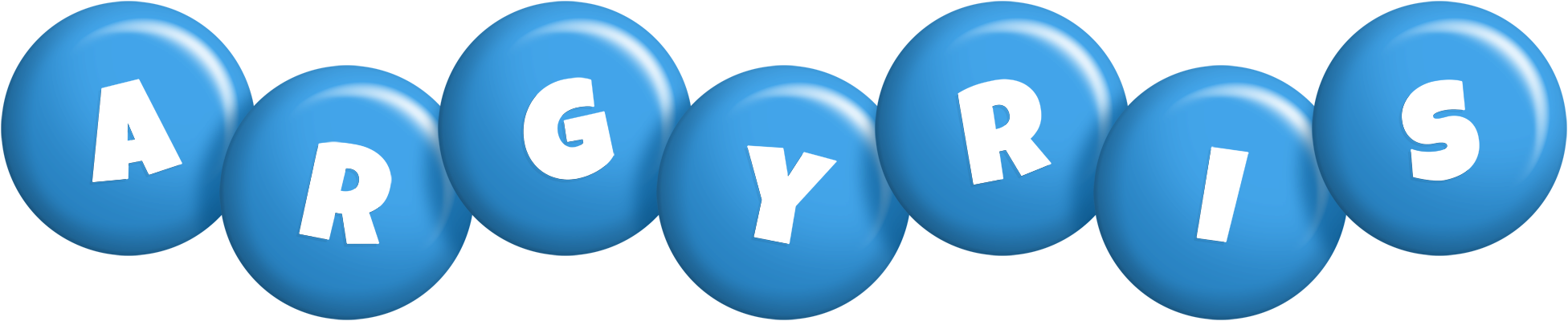 Argyris candy-blue logo