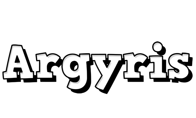 Argyris snowing logo