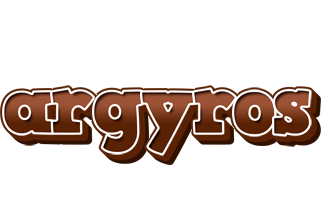 Argyros brownie logo