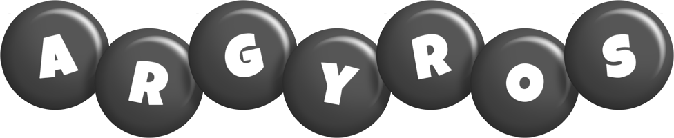 Argyros candy-black logo