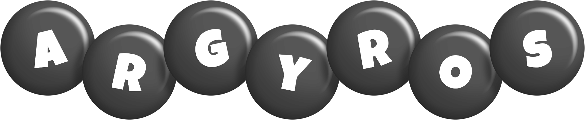 Argyros candy-black logo
