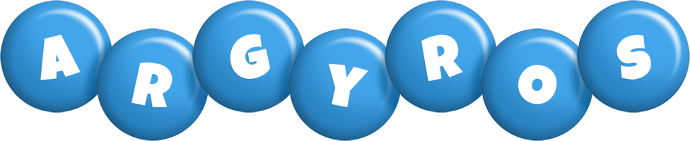 Argyros candy-blue logo