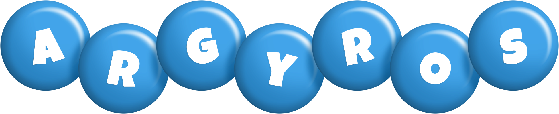 Argyros candy-blue logo