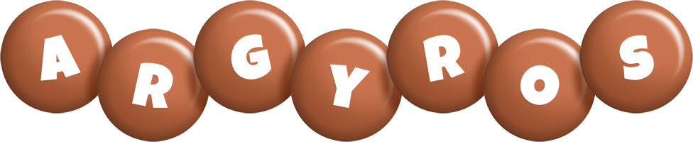 Argyros candy-brown logo