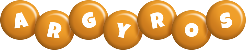 Argyros candy-orange logo