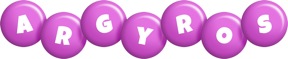 Argyros candy-purple logo