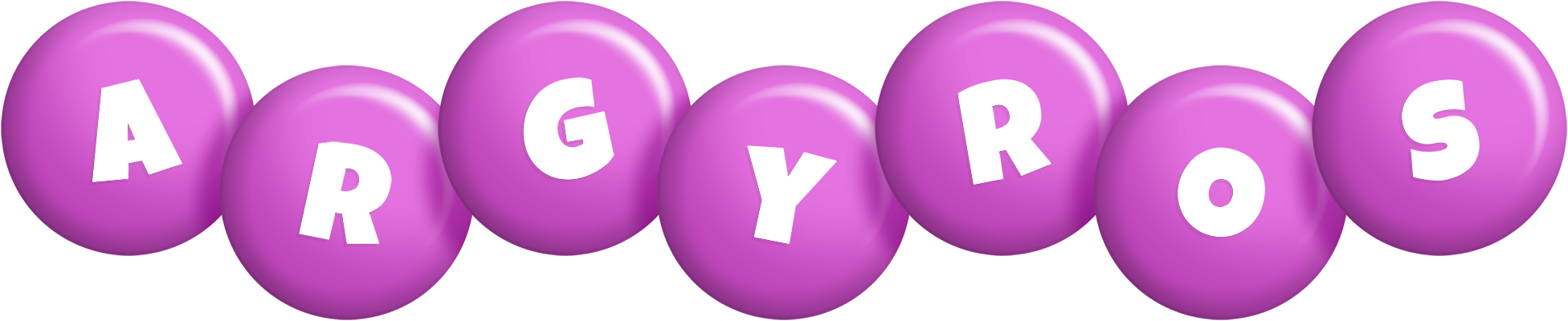 Argyros candy-purple logo