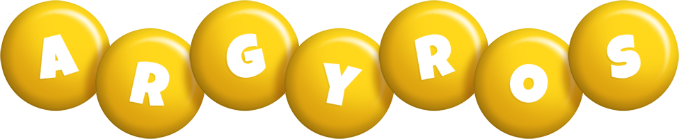 Argyros candy-yellow logo