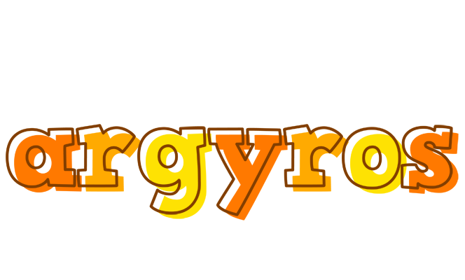 Argyros desert logo