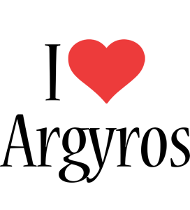 Argyros i-love logo