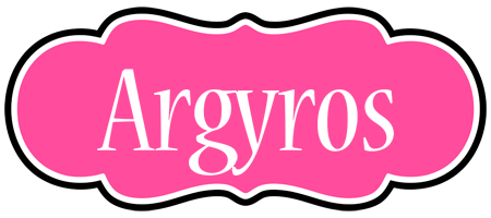 Argyros invitation logo