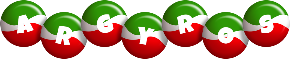 Argyros italy logo