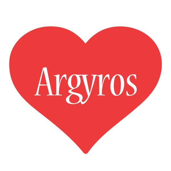 Argyros love logo