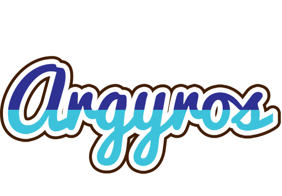 Argyros raining logo