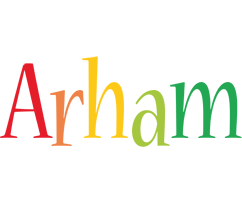 Arham birthday logo