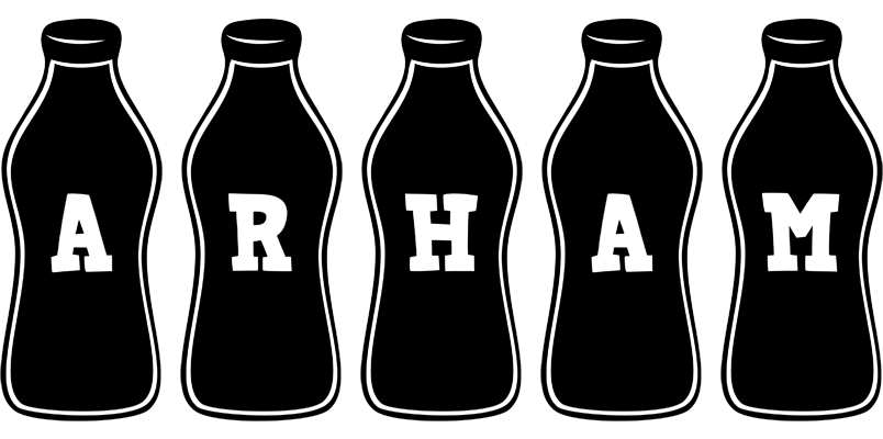 Arham bottle logo
