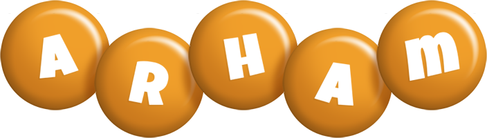 Arham candy-orange logo