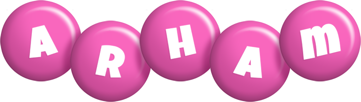 Arham candy-pink logo