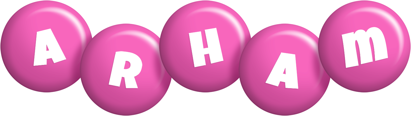 Arham candy-pink logo