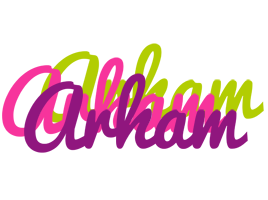 Arham flowers logo