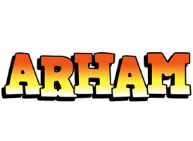 Arham sunset logo
