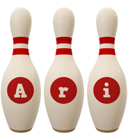 Ari bowling-pin logo