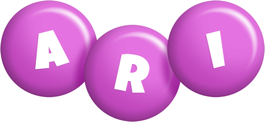 Ari candy-purple logo
