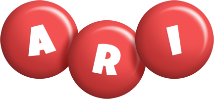 Ari candy-red logo