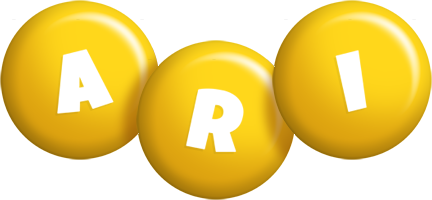 Ari candy-yellow logo