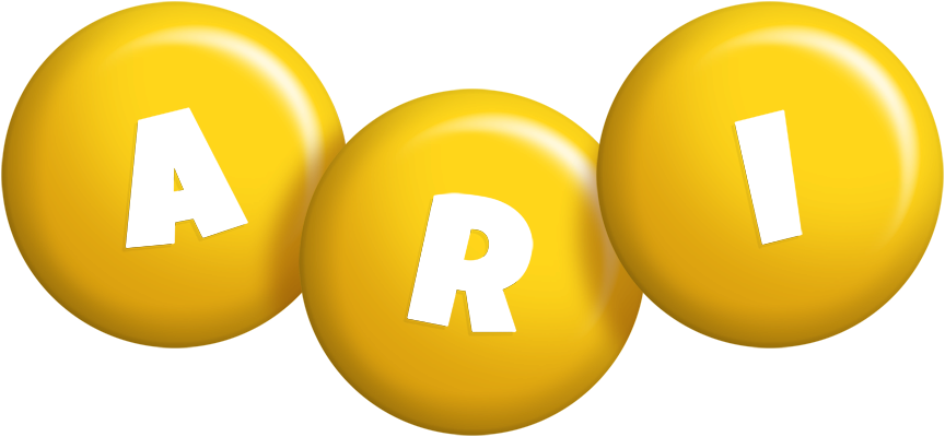 Ari candy-yellow logo