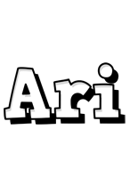 Ari snowing logo