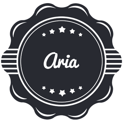 Aria badge logo