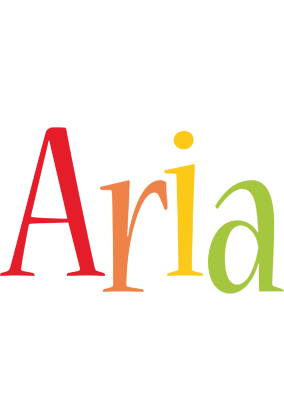 Aria birthday logo