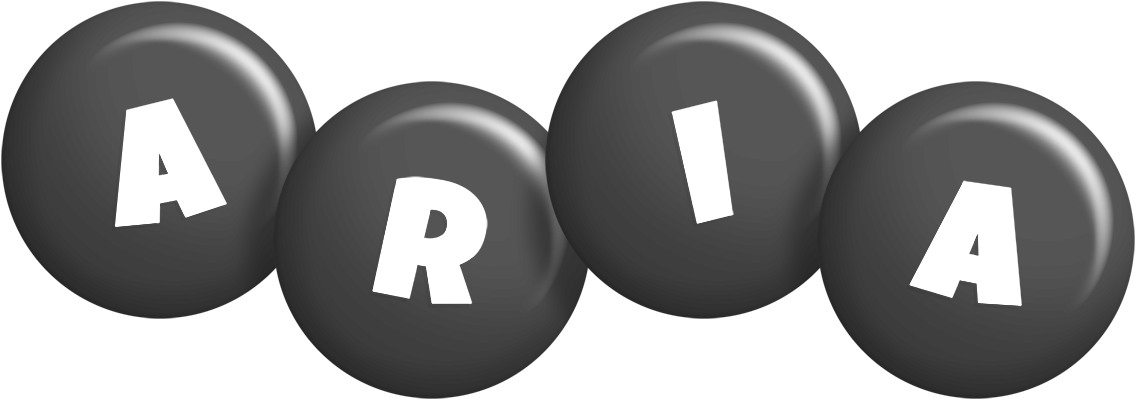 Aria candy-black logo