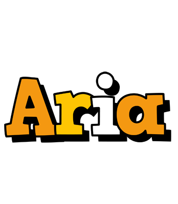 Aria cartoon logo