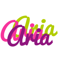 Aria flowers logo