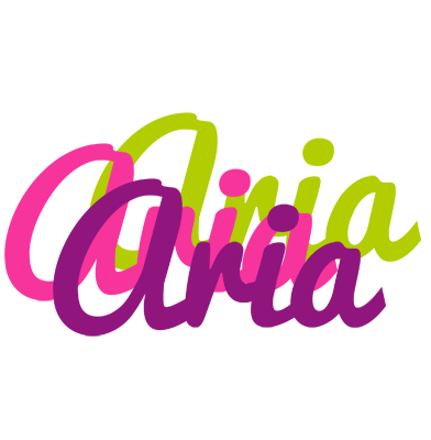 Aria flowers logo