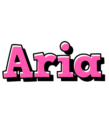Aria girlish logo