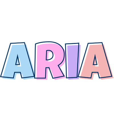 Aria pastel logo