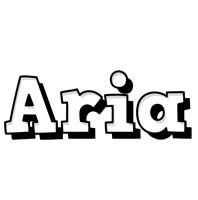 Aria snowing logo