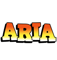 Aria sunset logo