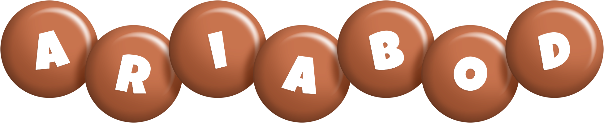 Ariabod candy-brown logo