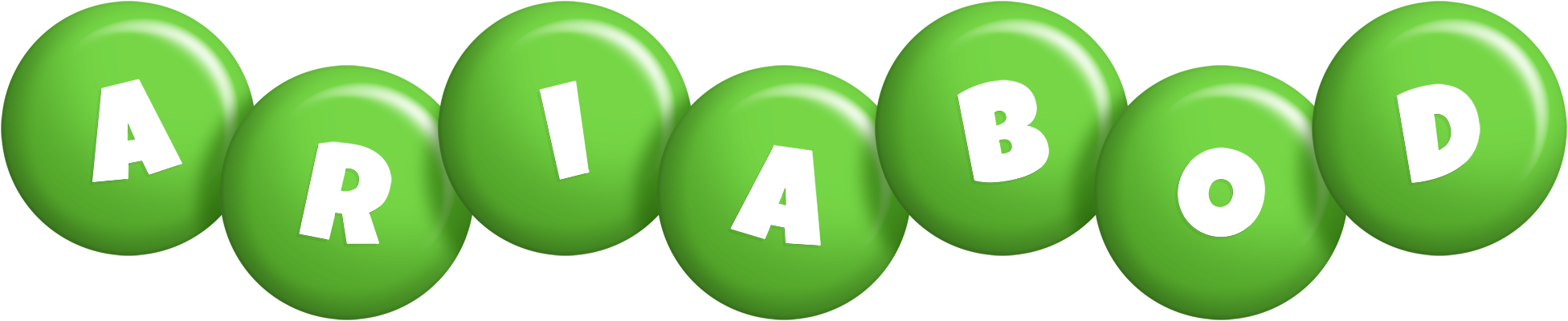 Ariabod candy-green logo