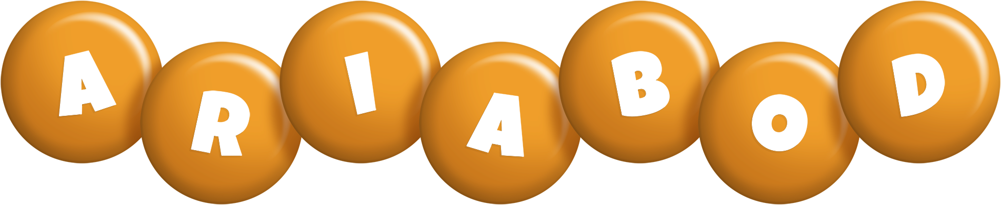 Ariabod candy-orange logo