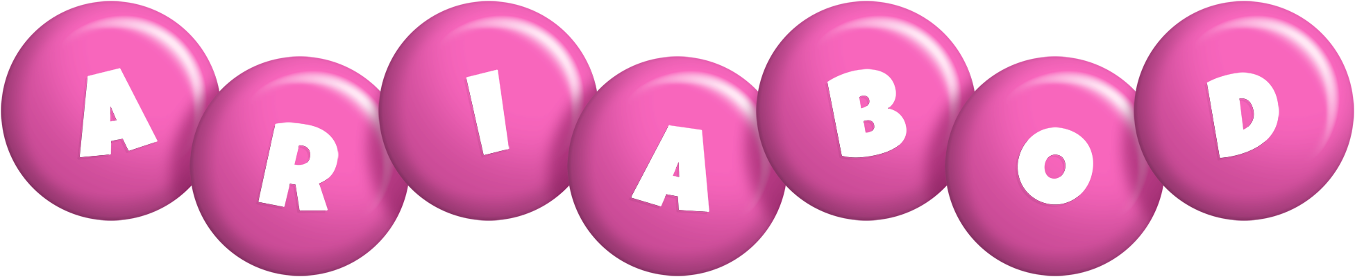 Ariabod candy-pink logo