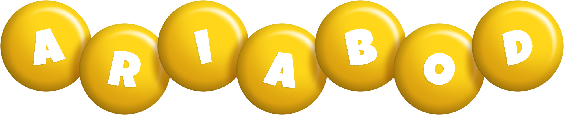 Ariabod candy-yellow logo