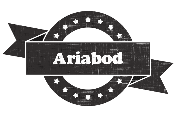 Ariabod grunge logo