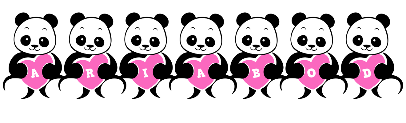 Ariabod love-panda logo